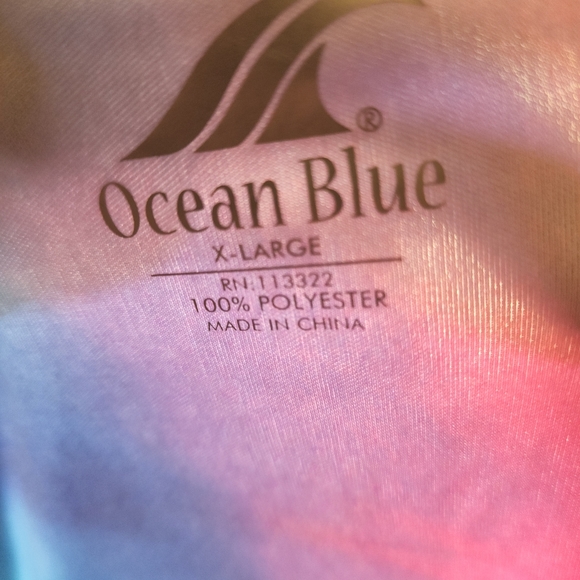 UPF Long Sleeve Protective Sun Shirt XL Tie Dyed - Picture 5 of 5